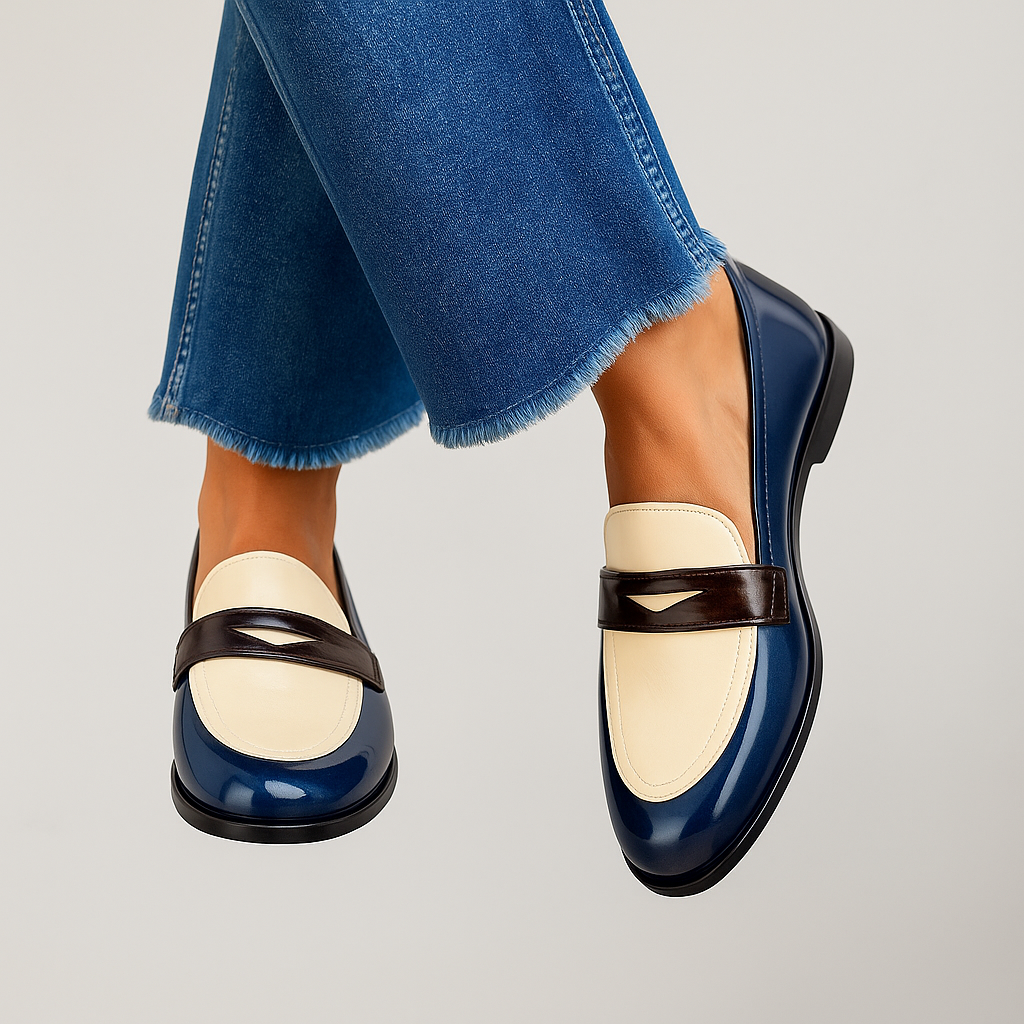 Claudia | Mocasins Contraste