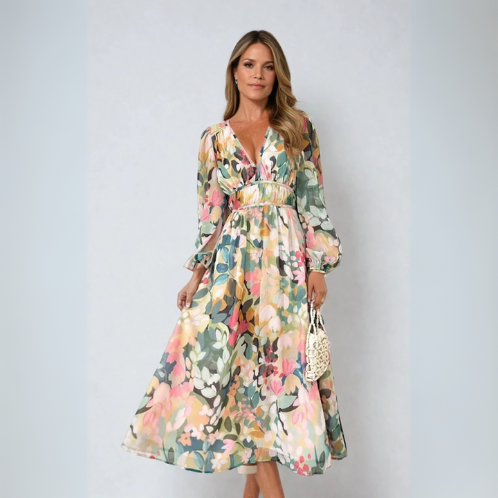 Elvira - Vestido Longo Boho Chic