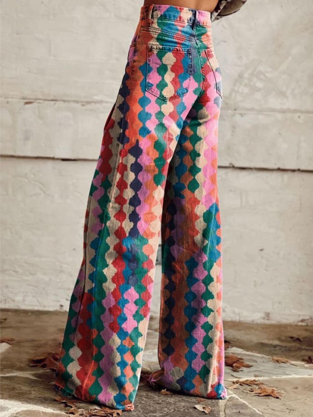AMÉLIE | Calça Boêmia Larga Elegante e Confortável