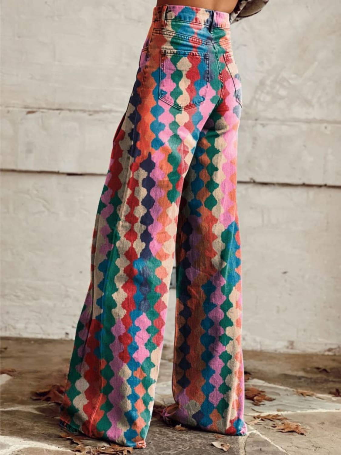 AMÉLIE | Calça Boêmia Larga Elegante e Confortável