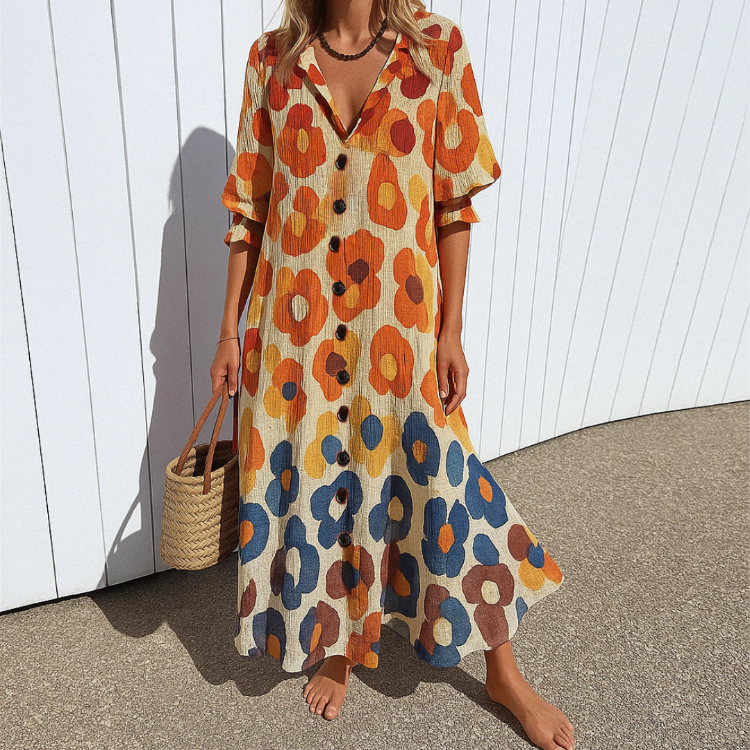 Mirela – Vestido Elegante com Efeito Redutor