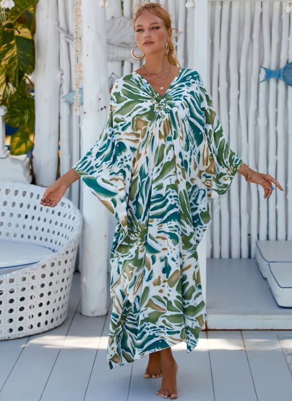 Gabby – Vestido Tropical Elegante