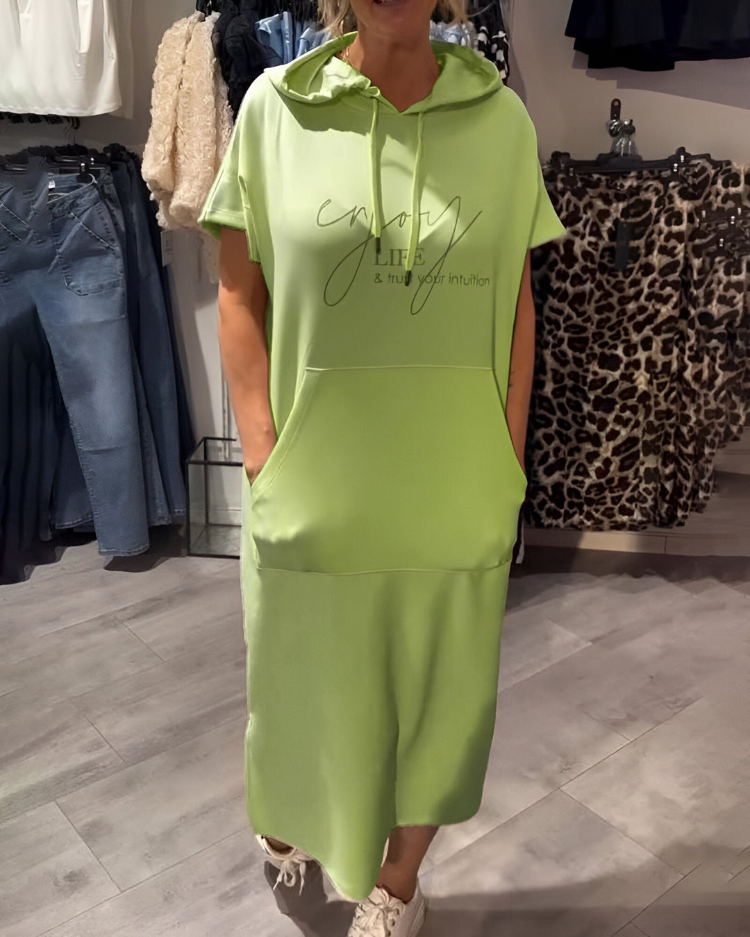 Amira - Vestido Moletom Estiloso