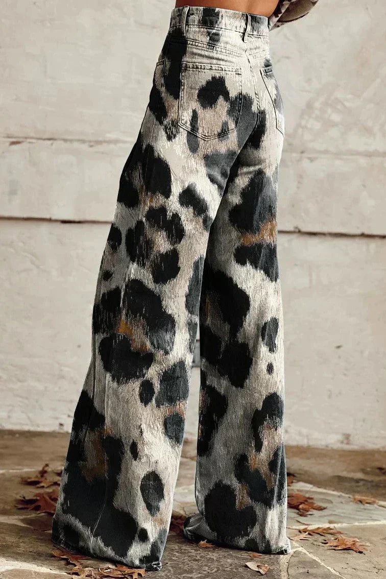 Cheetah | Calças Boho Vintage com Estampa Chique