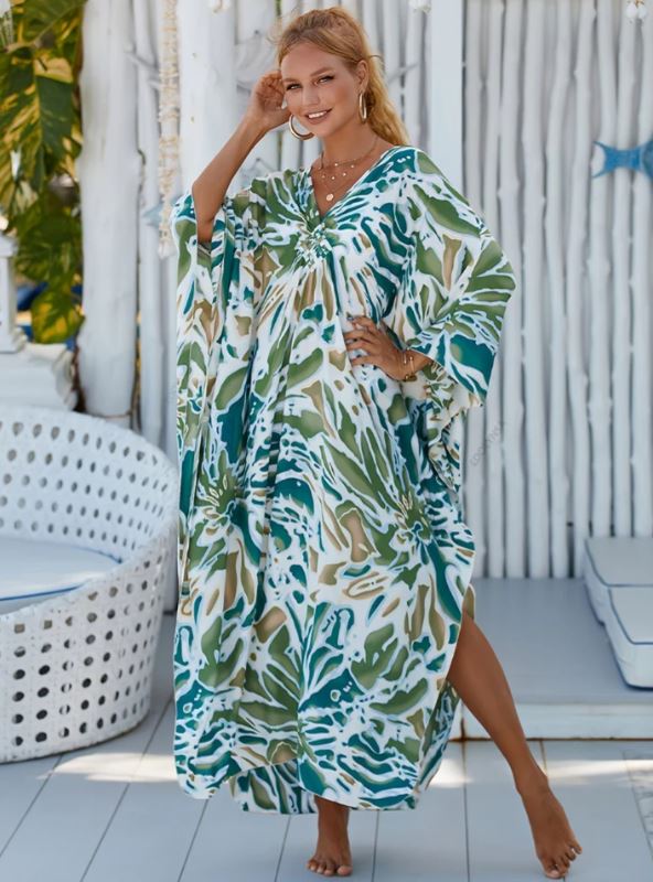Gabby – Vestido Tropical Elegante