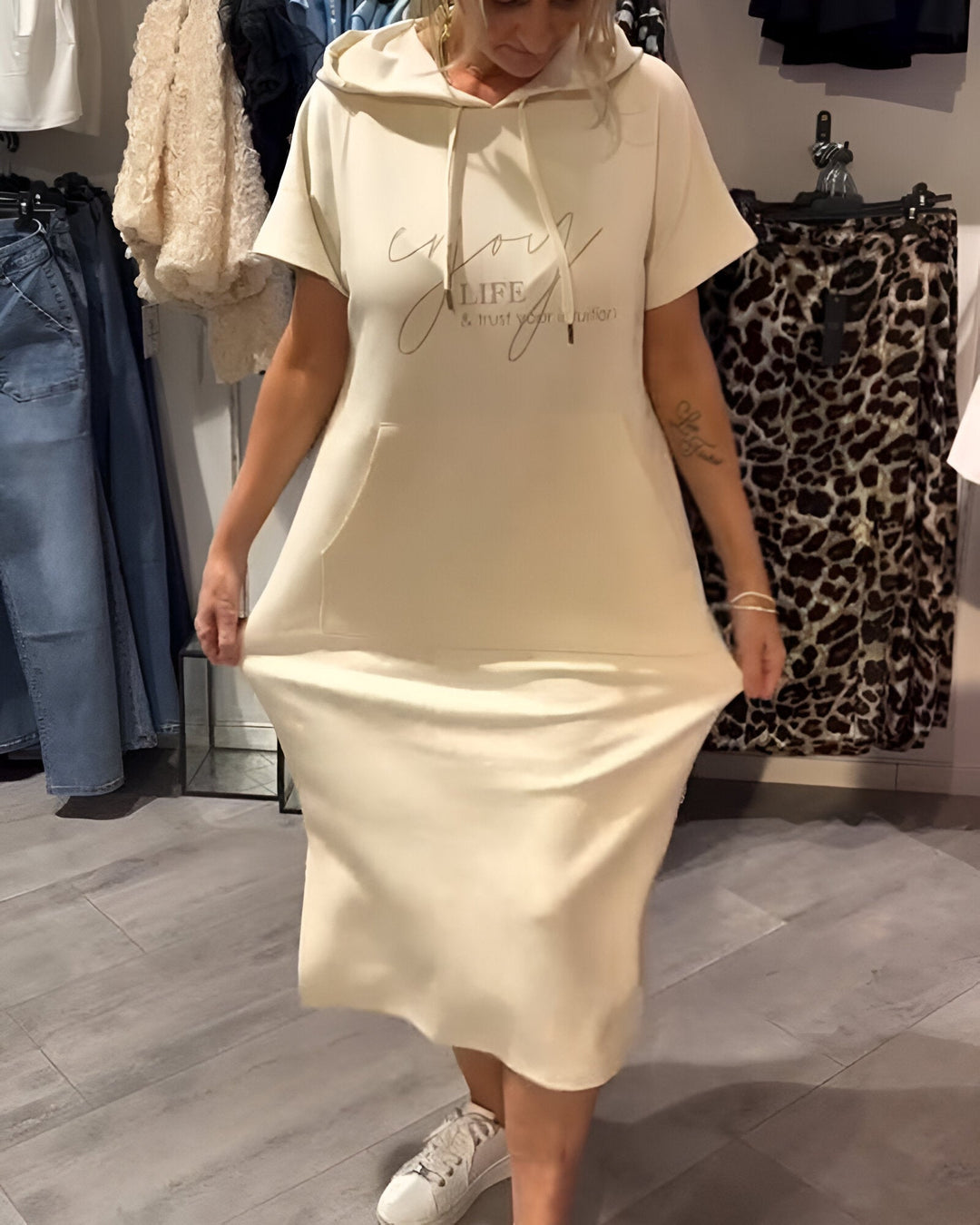 Amira - Vestido Moletom Estiloso