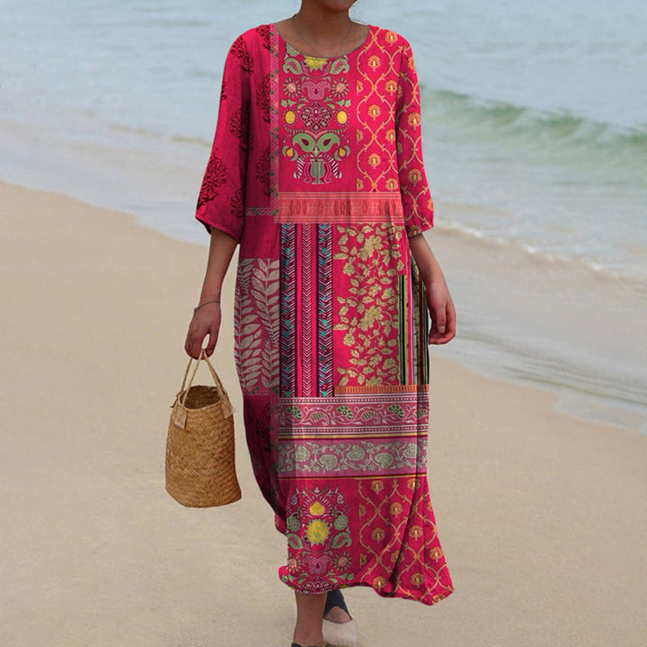 Lauren - Vestido Maxi Boho de Caimento Solto