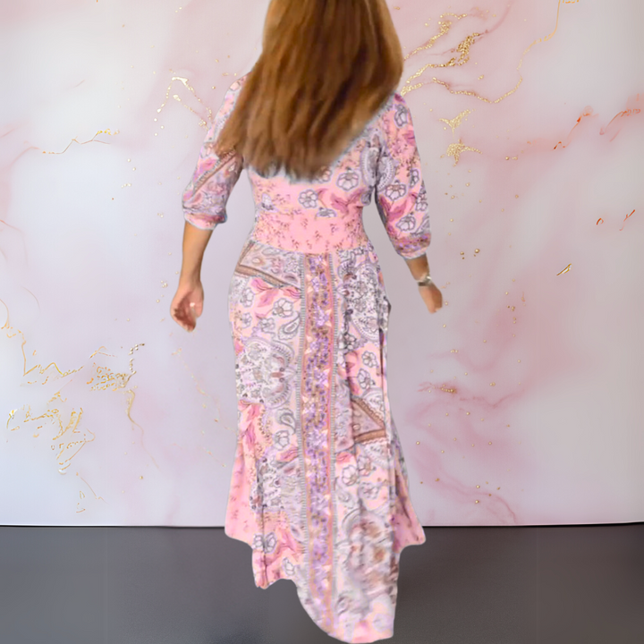 Lívia – Vestido Elegante com Decote em V