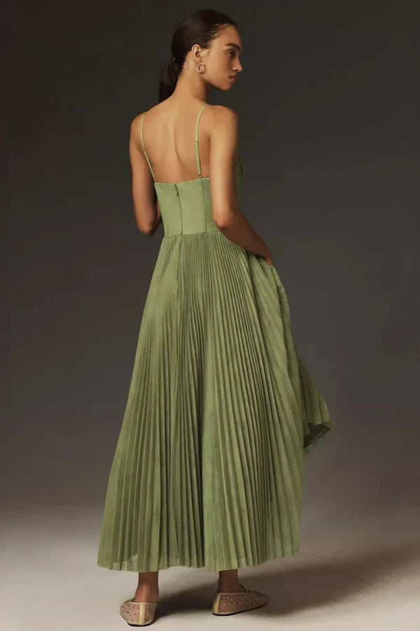 Edith – Vestido Elegante Plissado