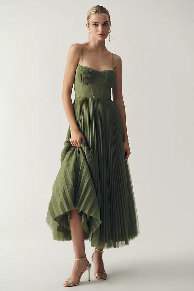 Edith – Vestido Elegante Plissado