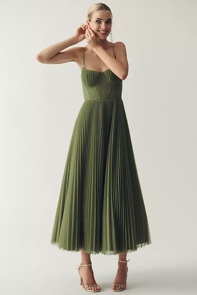 Edith – Vestido Elegante Plissado