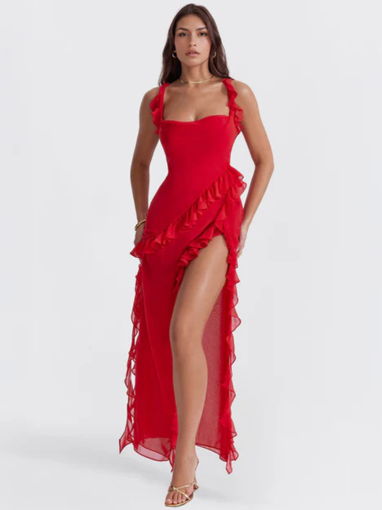 VESTIDO BELLA RUFFLE ROMANCE