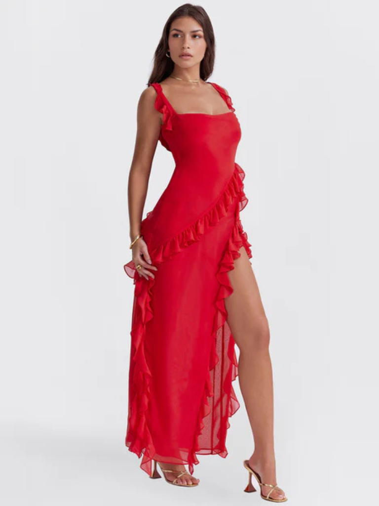 VESTIDO BELLA RUFFLE ROMANCE
