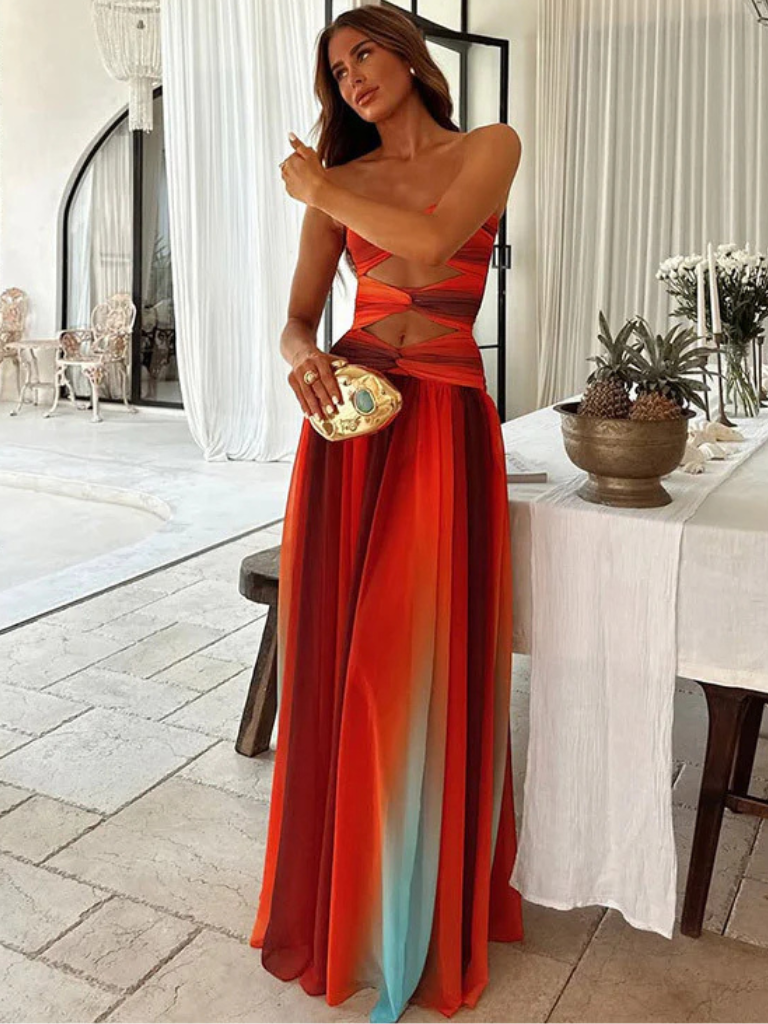VESTIDO MAXI SUNSET GLOW