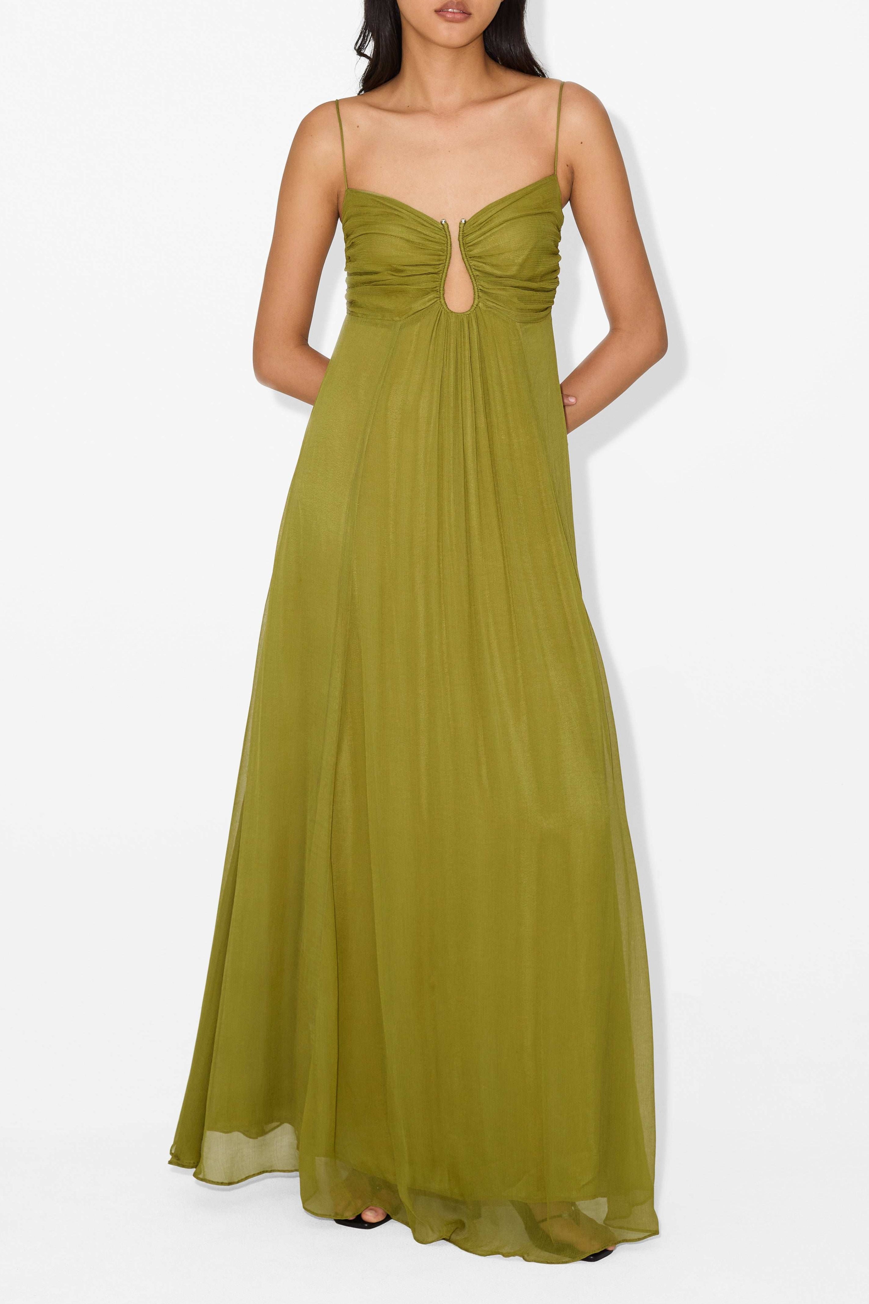 Vestido Maxi com Decote em Oval Eden™