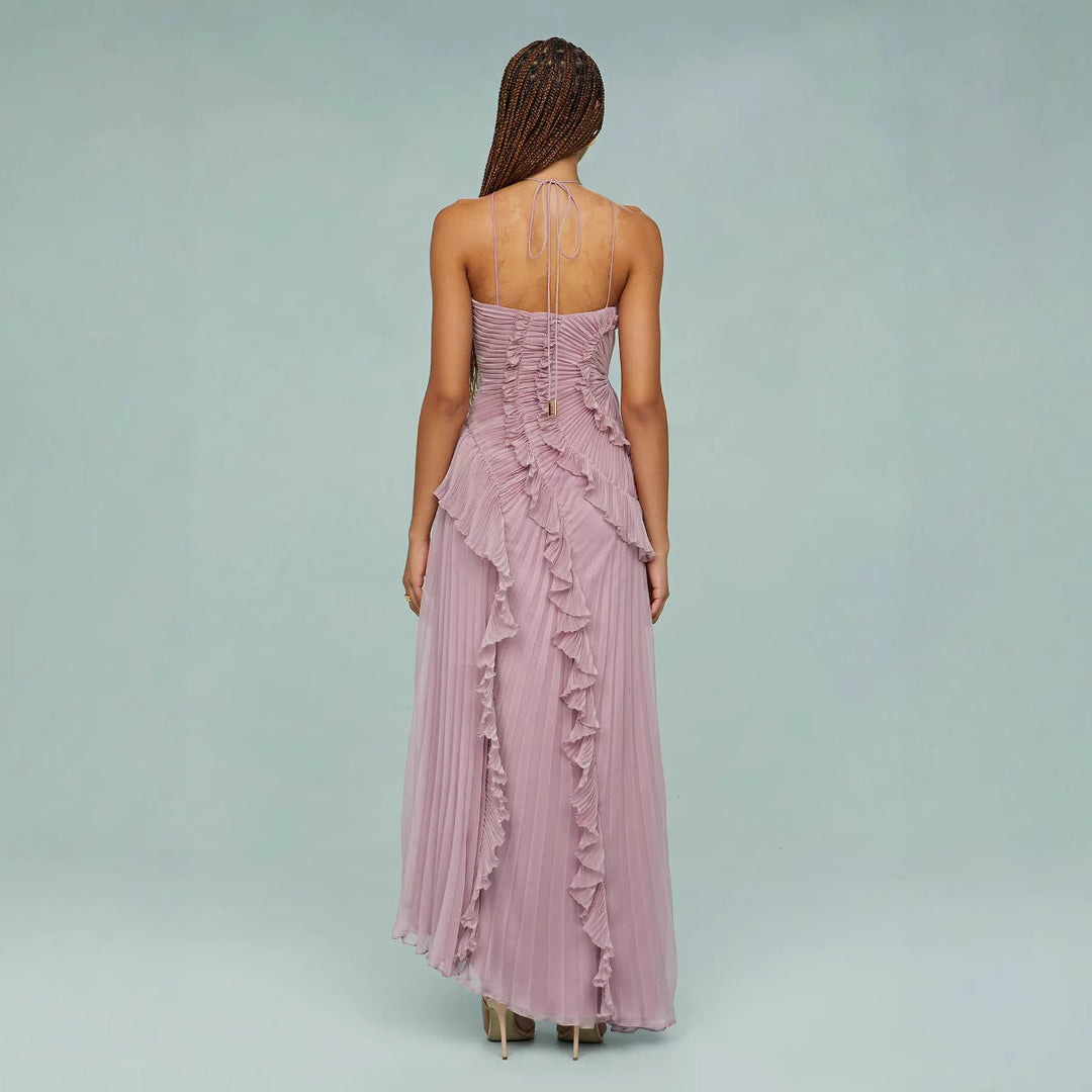 Yumi – Vestido Elegante com Babados