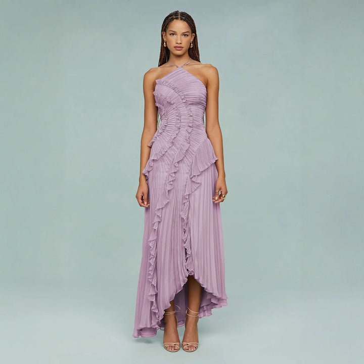 Yumi – Vestido Elegante com Babados