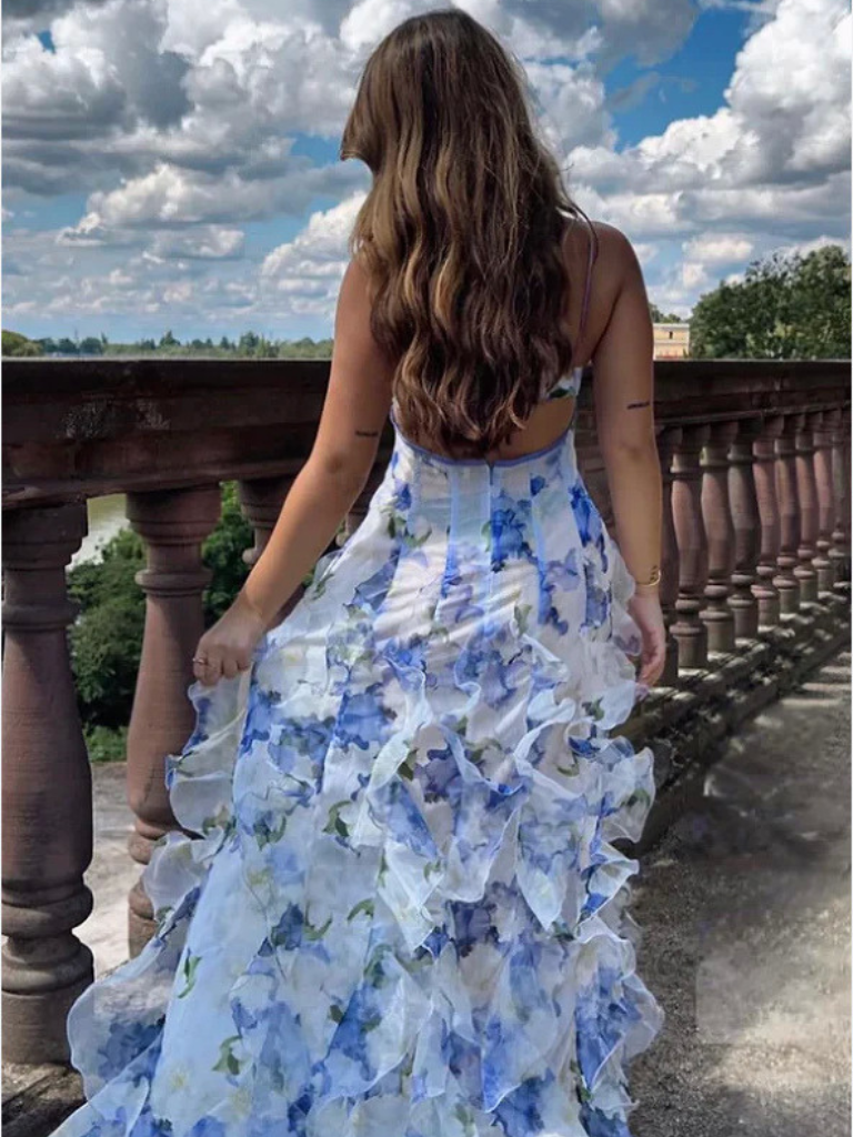 VESTIDO MAXI ROMÂNTICO