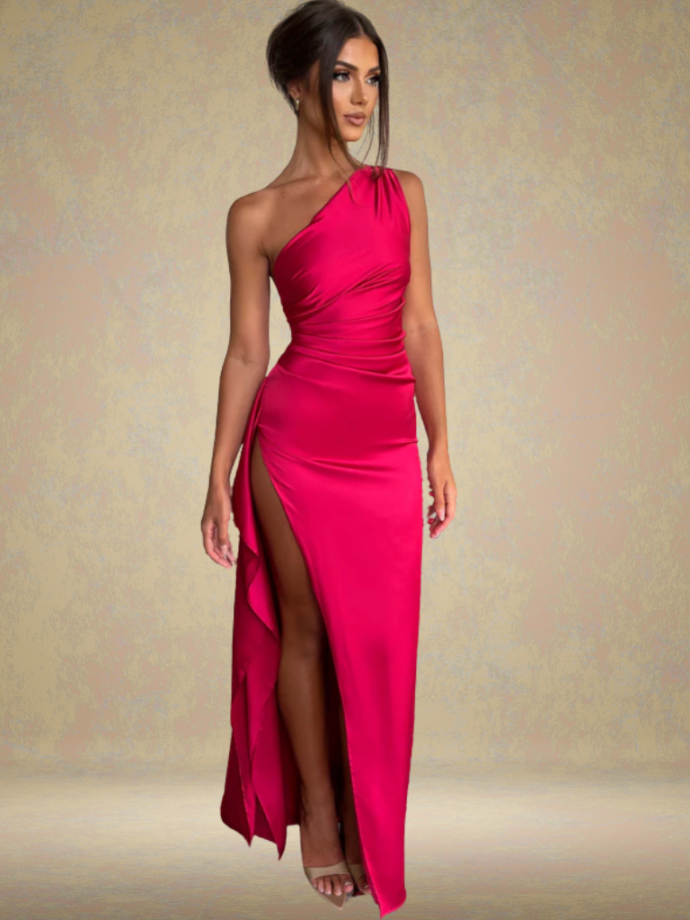 VESTIDO MAXI SOLEIL SATIN