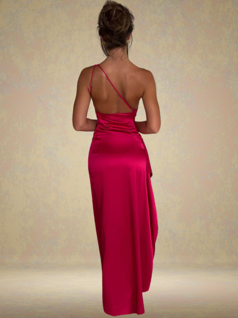 VESTIDO MAXI SOLEIL SATIN