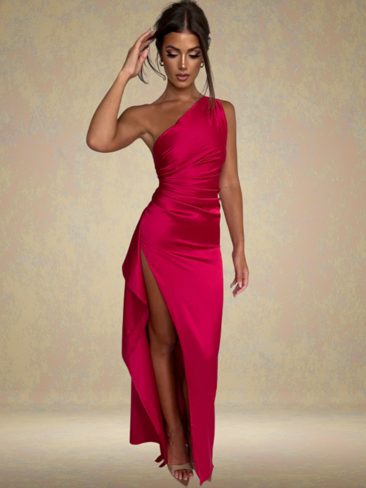 VESTIDO MAXI SOLEIL SATIN