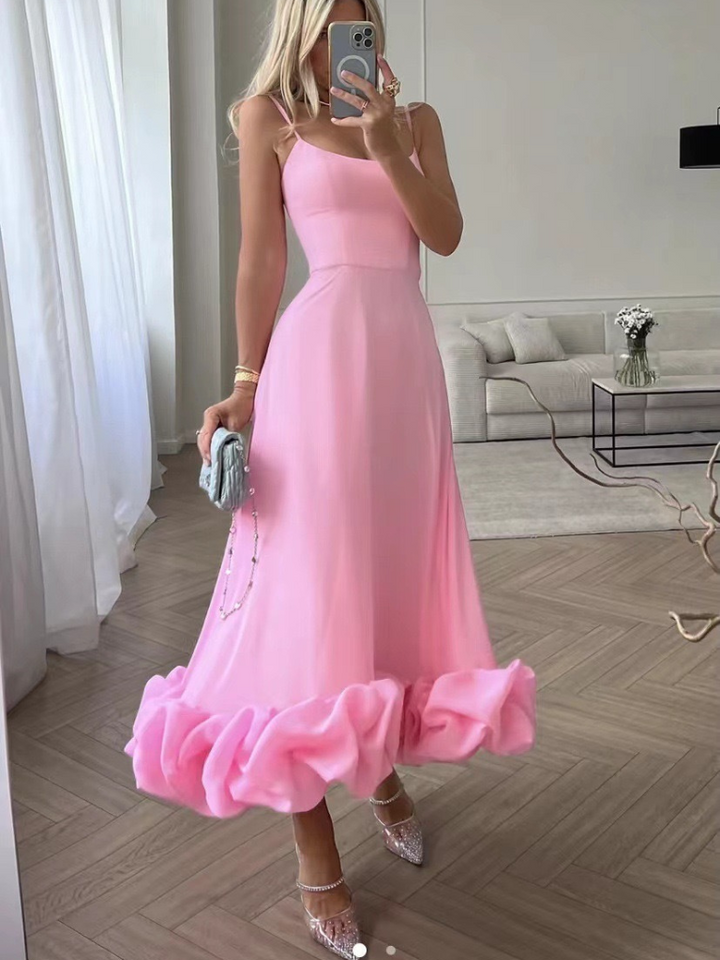 VESTIDO COM VOLANTES VIVIENNE