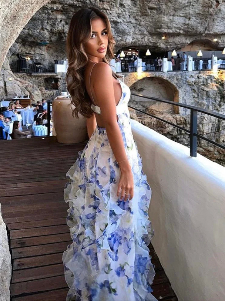 VESTIDO MAXI ROMÂNTICO