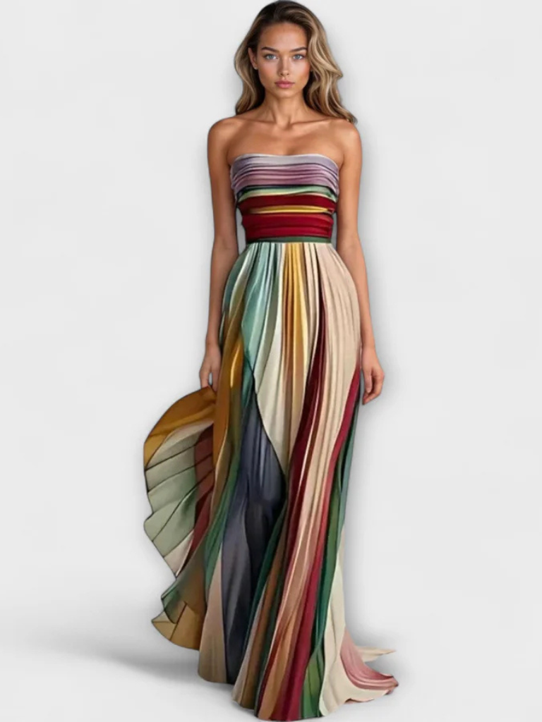 VESTIDO LUMINA STRIPE