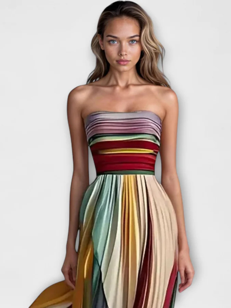 VESTIDO LUMINA STRIPE