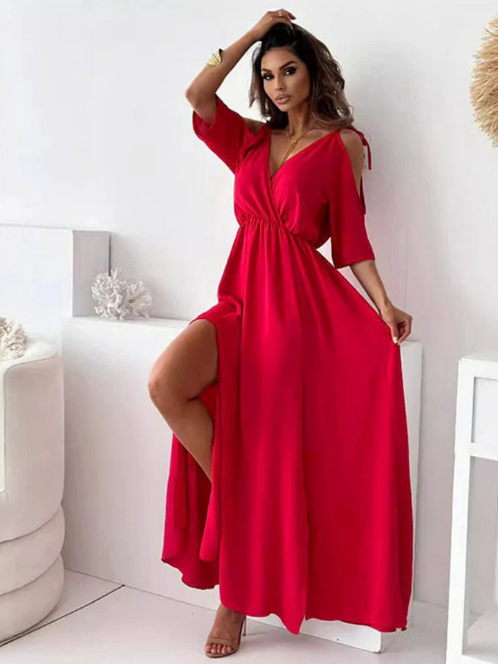 VESTIDO MAXI VELIA SPLIT
