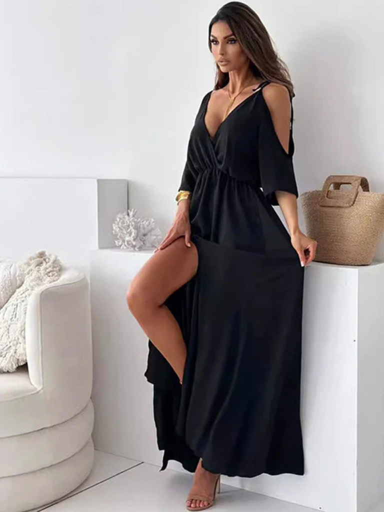 VESTIDO MAXI VELIA SPLIT