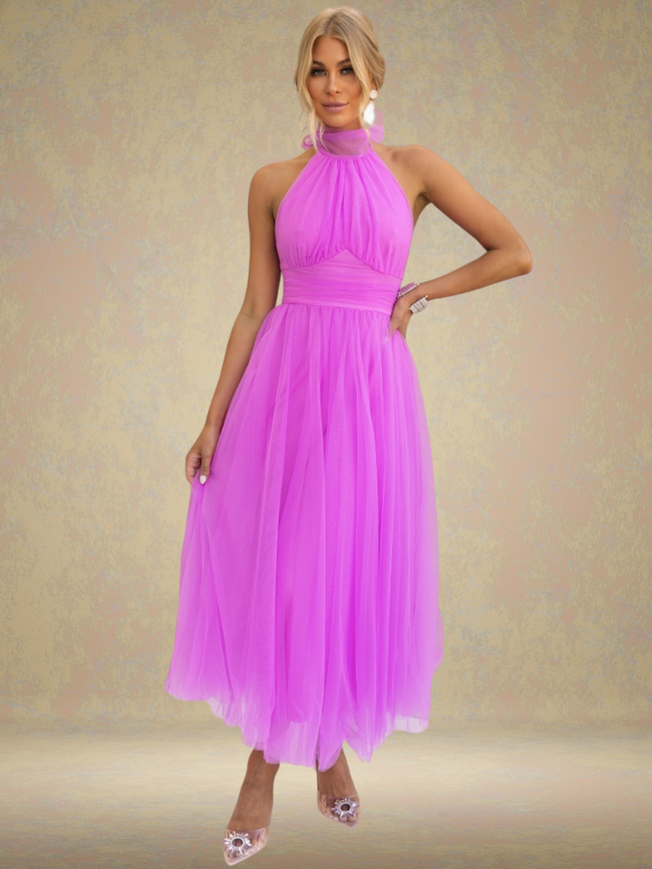 VESTIDO DE TULE VISÃO VIOLETA