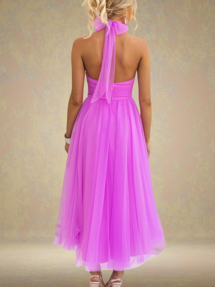 VESTIDO DE TULE VISÃO VIOLETA
