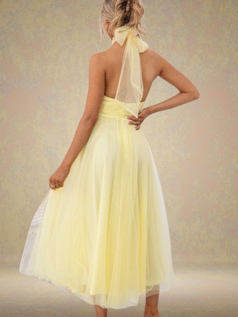 VESTIDO DE TULE VISÃO VIOLETA