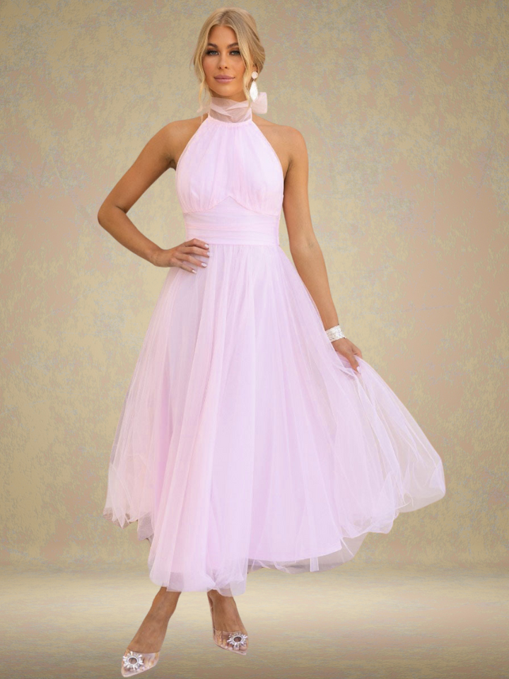 VESTIDO DE TULE VISÃO VIOLETA
