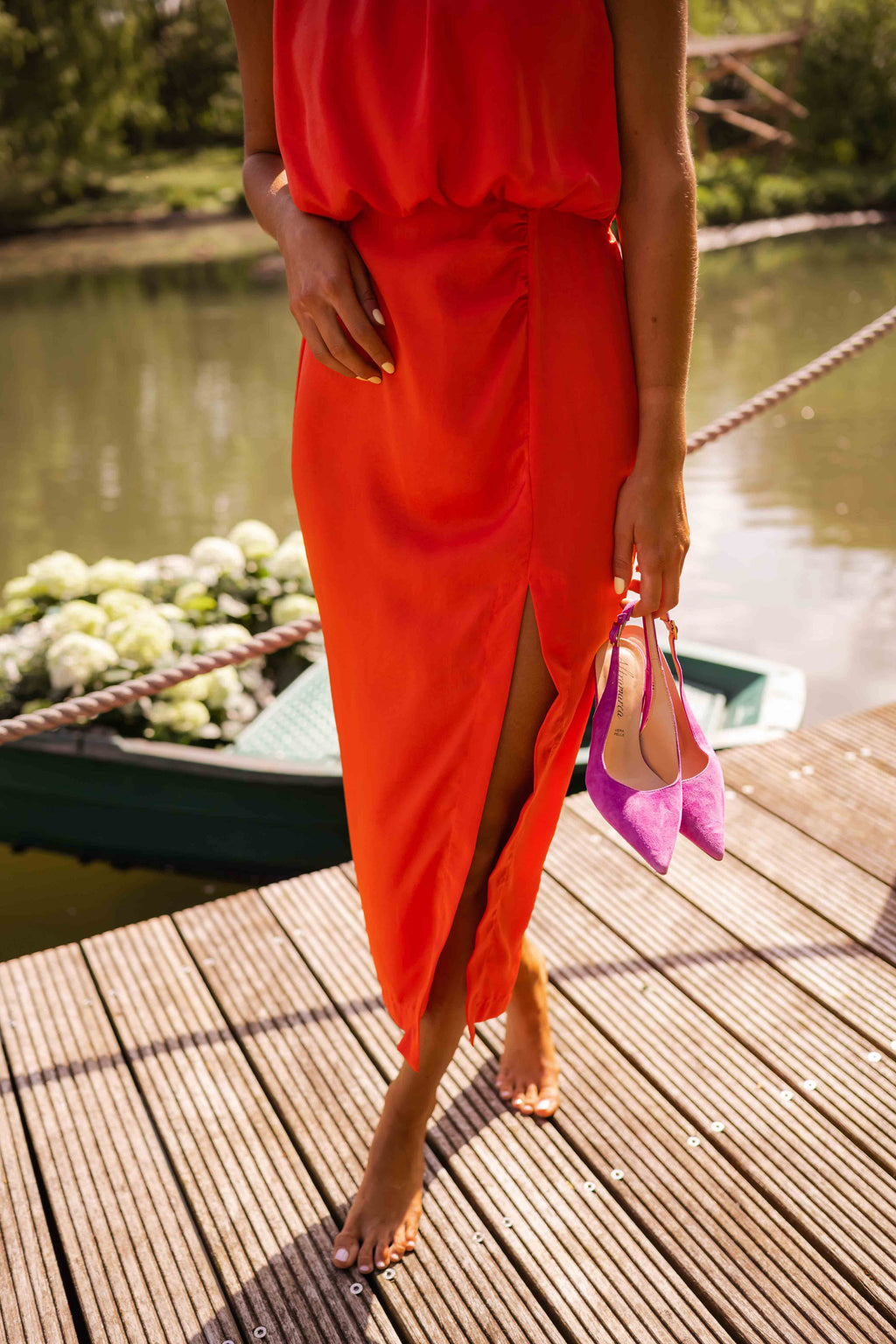 Yasmin – Vestido Midi Elegante
