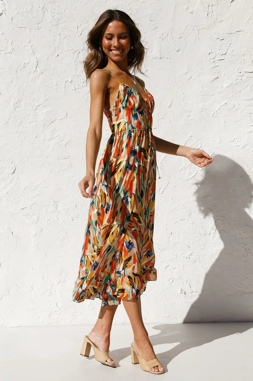 Catherine - Vestido Elegante e Colorido