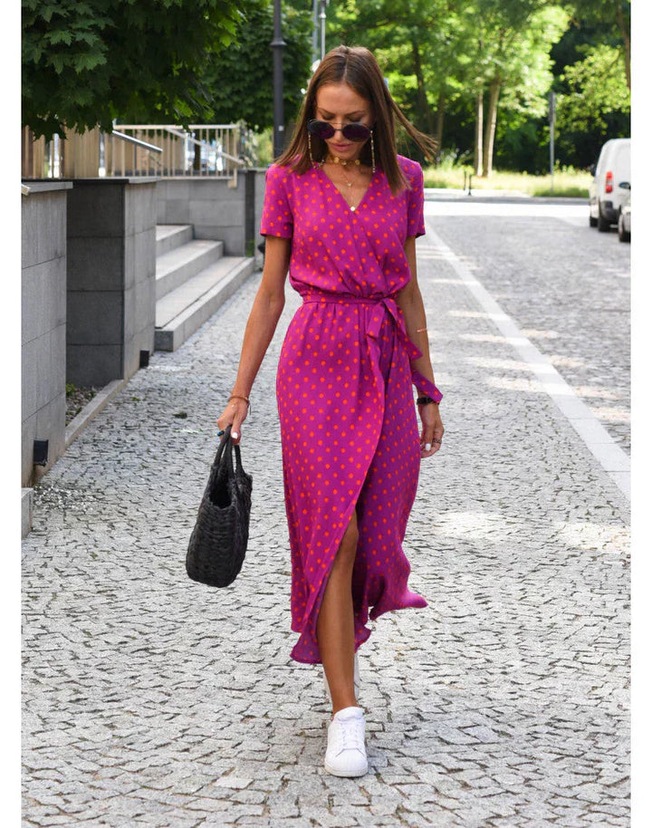Suzanne - Vestido Elegante com Decote em V