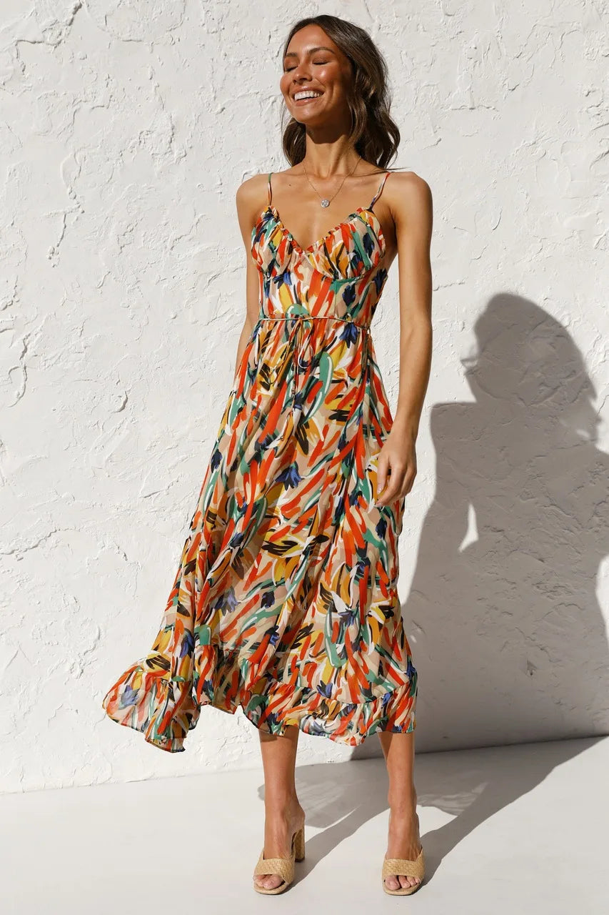 Catherine - Vestido Elegante e Colorido