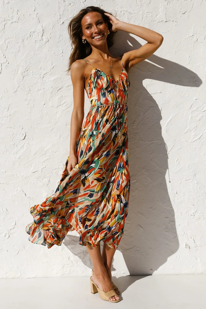 Catherine - Vestido Elegante e Colorido