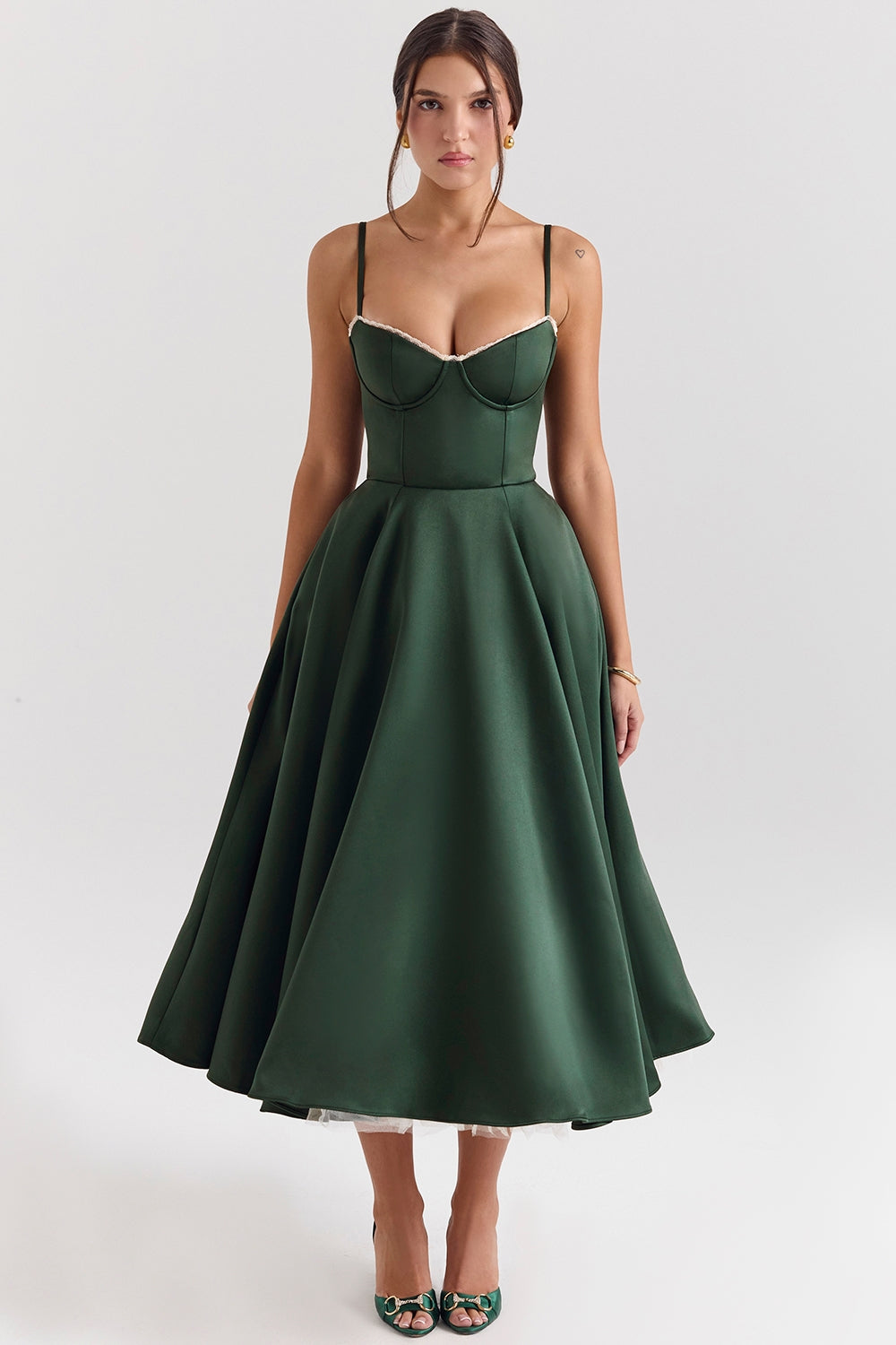 Cynthia - Vestido Midi Elegante de Tule