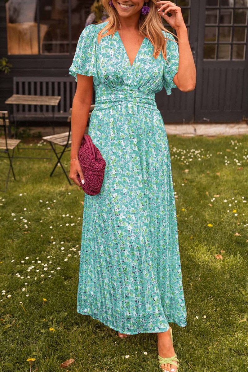 Pauline - Vestido Longo Estampado Floral