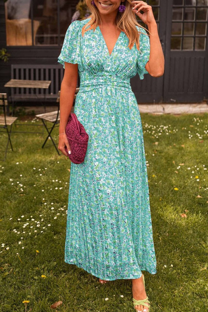 Pauline - Vestido Longo Estampado Floral