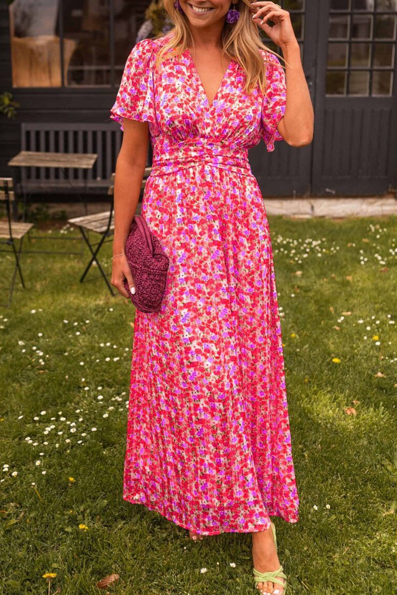 Pauline - Vestido Longo Estampado Floral