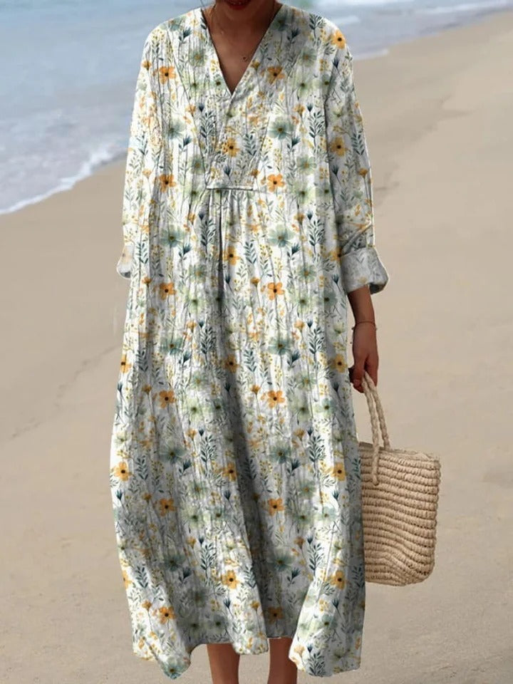 Bristal - Cardigan Floral Cozy Meadows com Botões