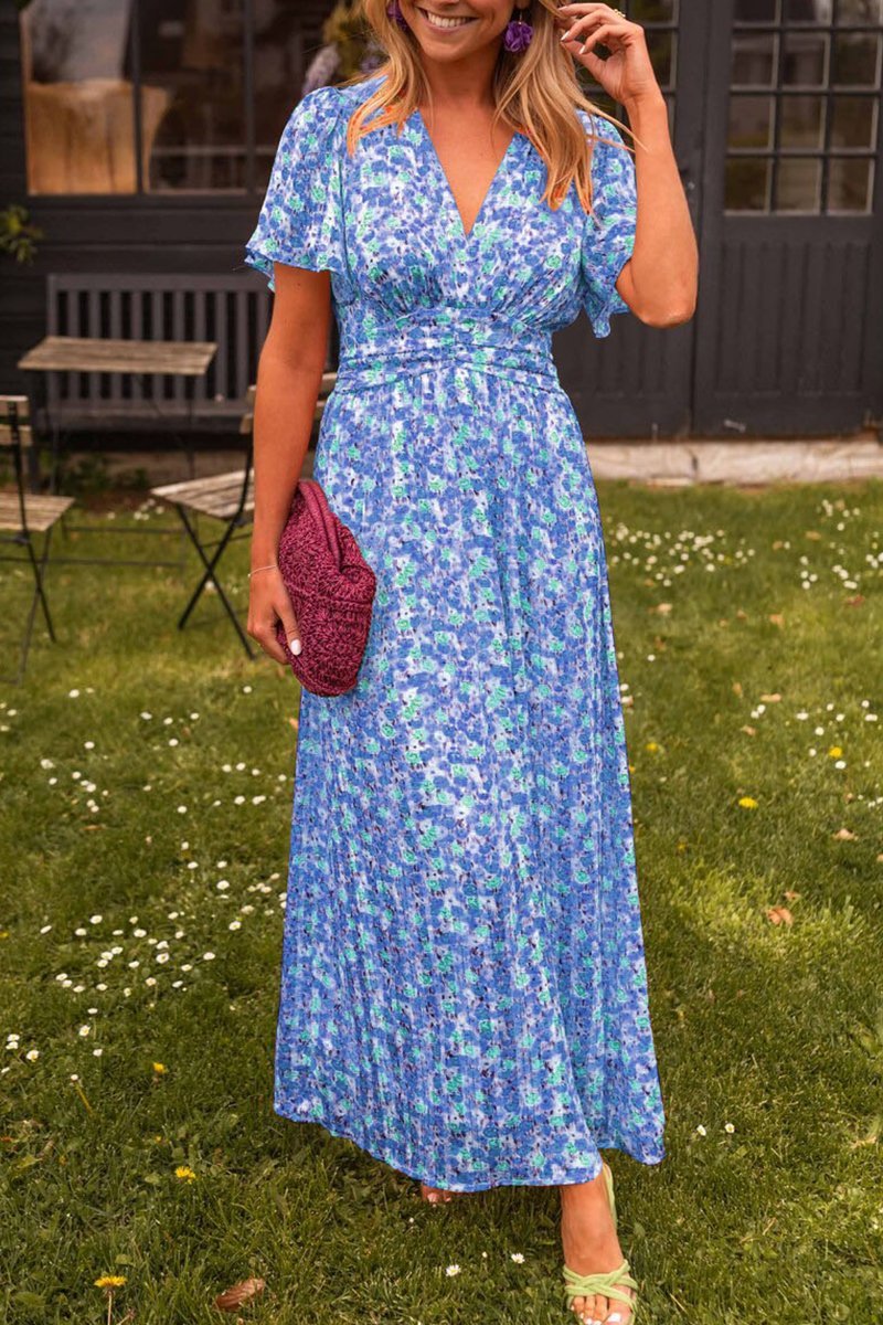 Pauline - Vestido Longo Estampado Floral