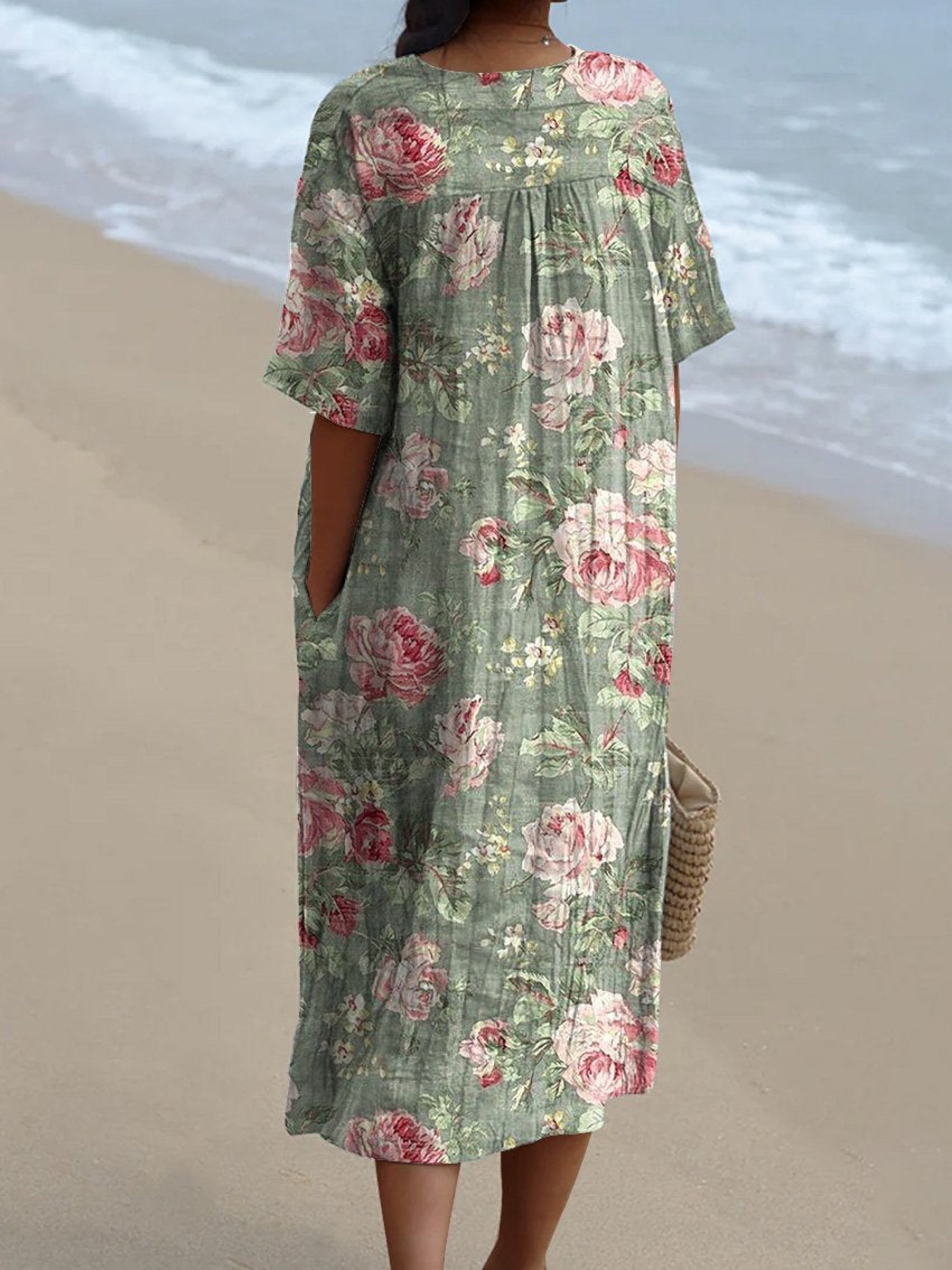 Lina | Vestido Vintage de Flores
