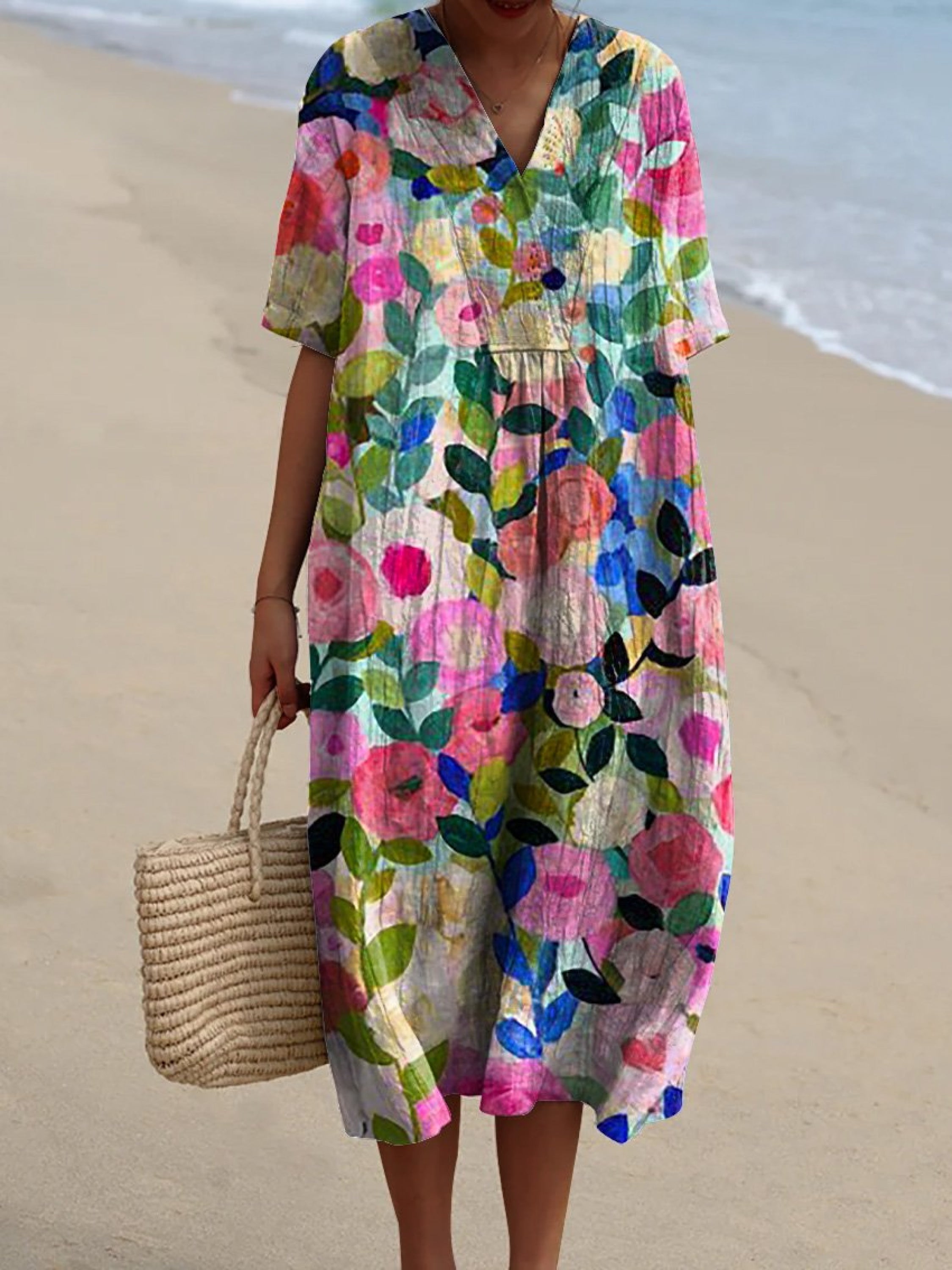 Bente | Vestido Vintage de Flores