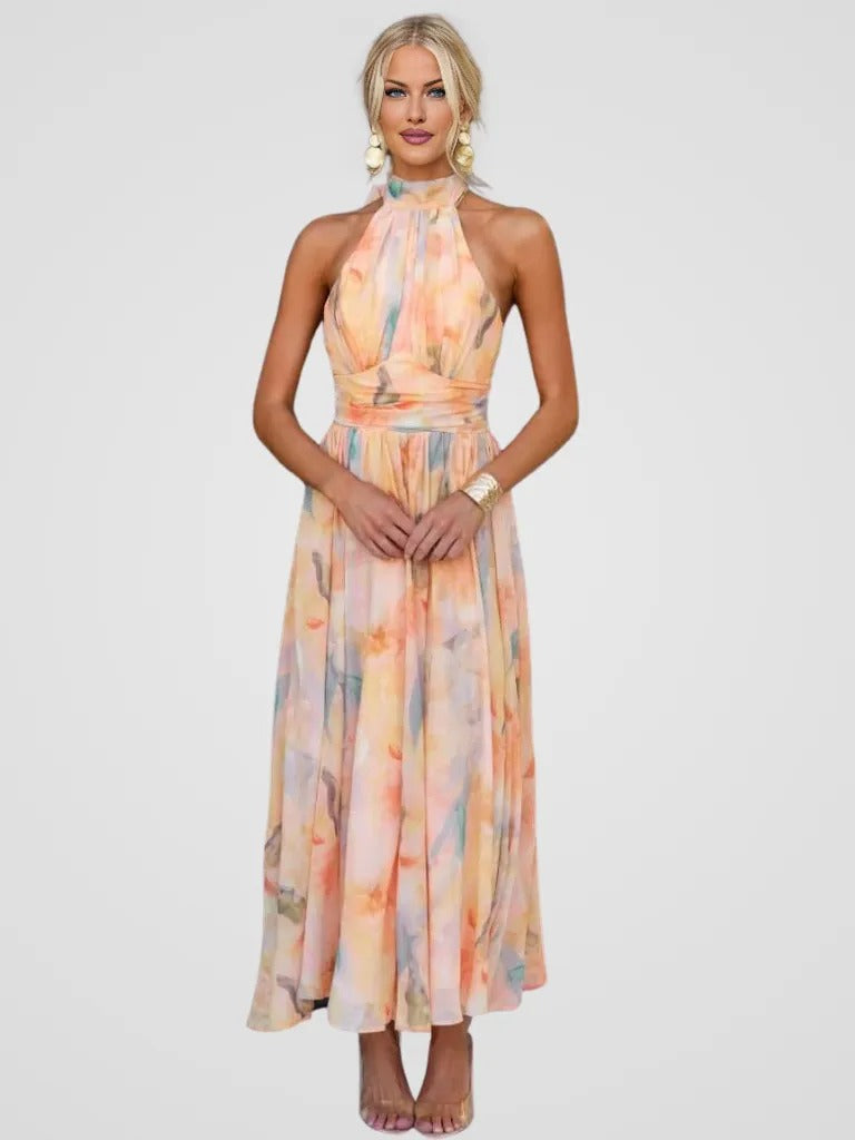 VESTIDO FLOR DE PÊSSEGO