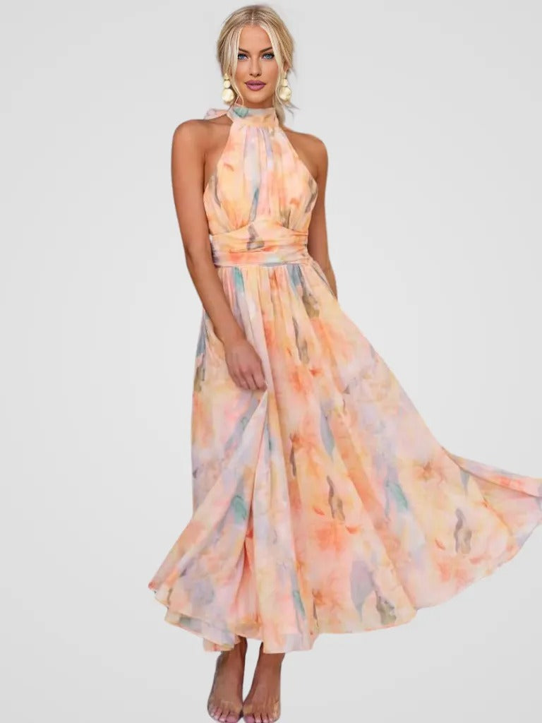 VESTIDO FLOR DE PÊSSEGO